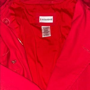 No boundaries red jacket size xl (15/17) junior